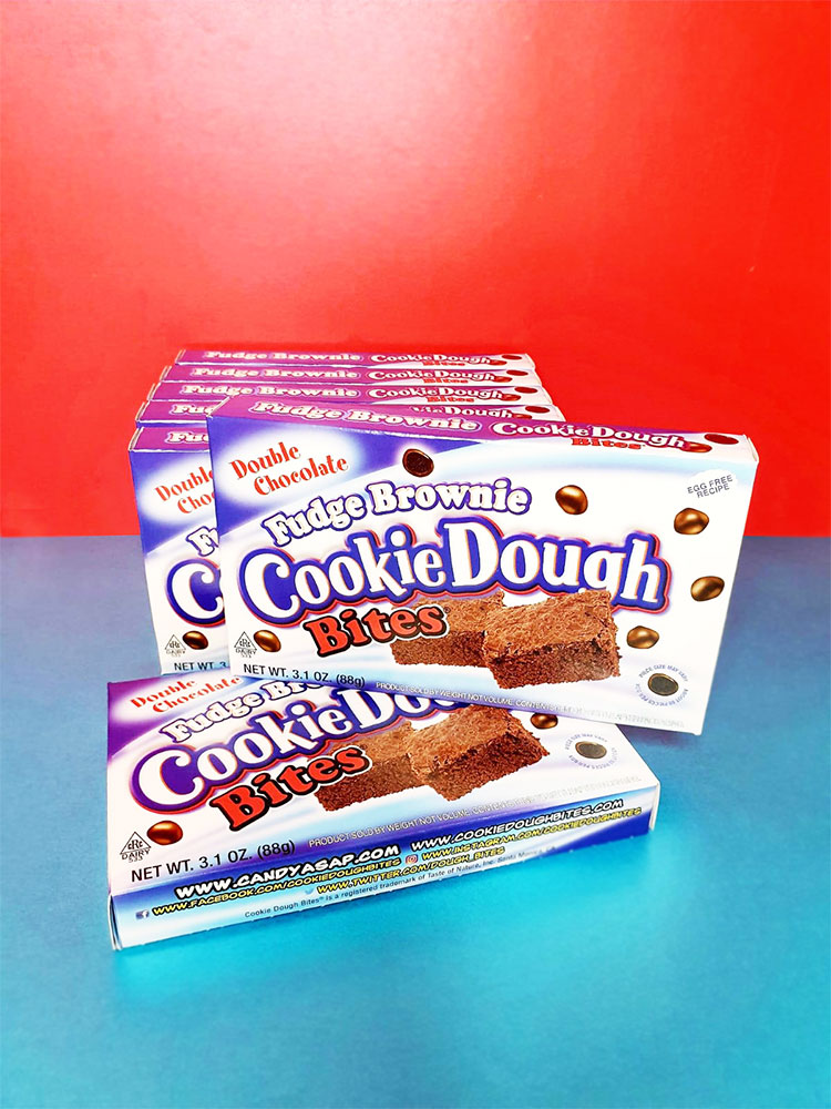 Cookie Dough Fudge Brownie Bites - A Sweet Delight