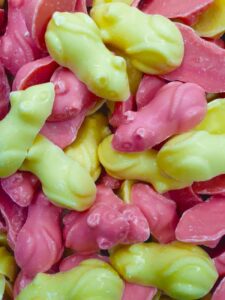 Hannah's Giant Pink and White Mice